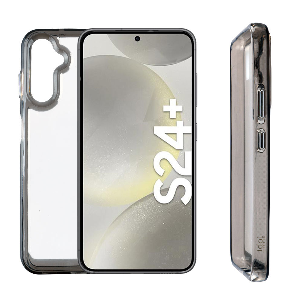 IDOL 1991 ΘΗΚΗ SAMSUNG S24 PLUS 5G S926 6.7" CRISTALYTE TPU CAMERA GUARD ΔΙΑΦΑΝΗ ΓΚΡΙ