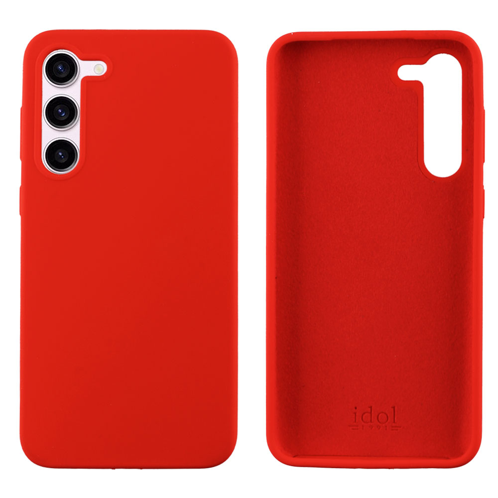 IDOL 1991 ΘΗΚΗ SAMSUNG S24 PLUS 5G S926 6.7" VELVET ELITE TPU 4 SIDE FULL CAMERA PROTECTION RED