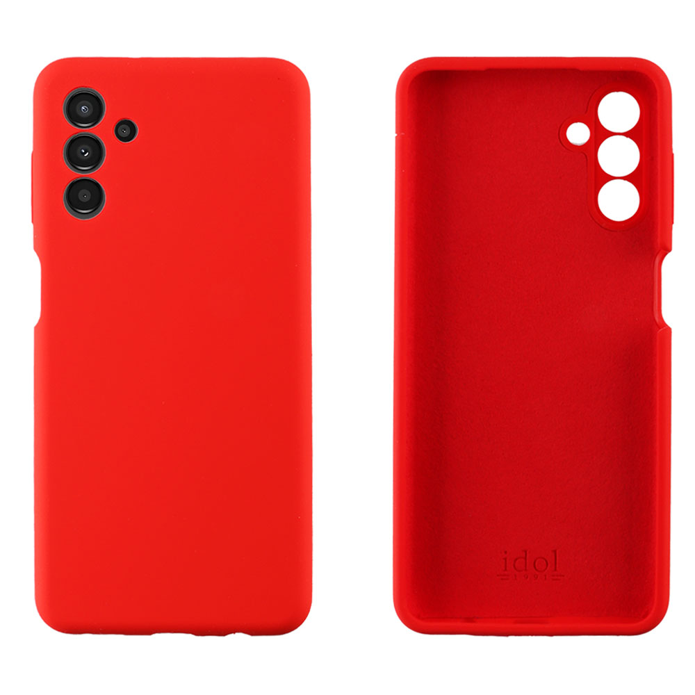 IDOL 1991 ΘΗΚΗ SAMSUNG A25 5G A256 6.5" VELVET ELITE TPU 4 SIDE FULL CAMERA PROTECTION RED