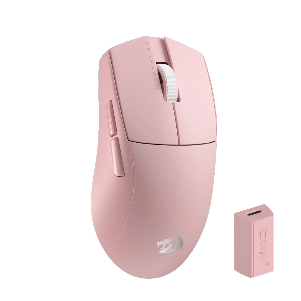 Gaming Ποντίκι - Redragon M916P-PRO-4K 3-Mode Wireless (Pink)
