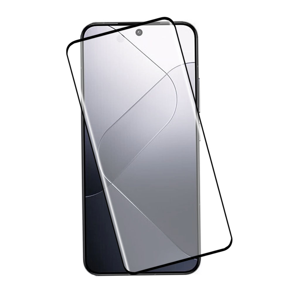 IDOL 1991 TEMPERED GLASS XIAOMI 14 PRO 5G 6.73" 9H 0.25mm 3D EDGE GLUE SEMI CURVED FINGER UNLOCK BLACK