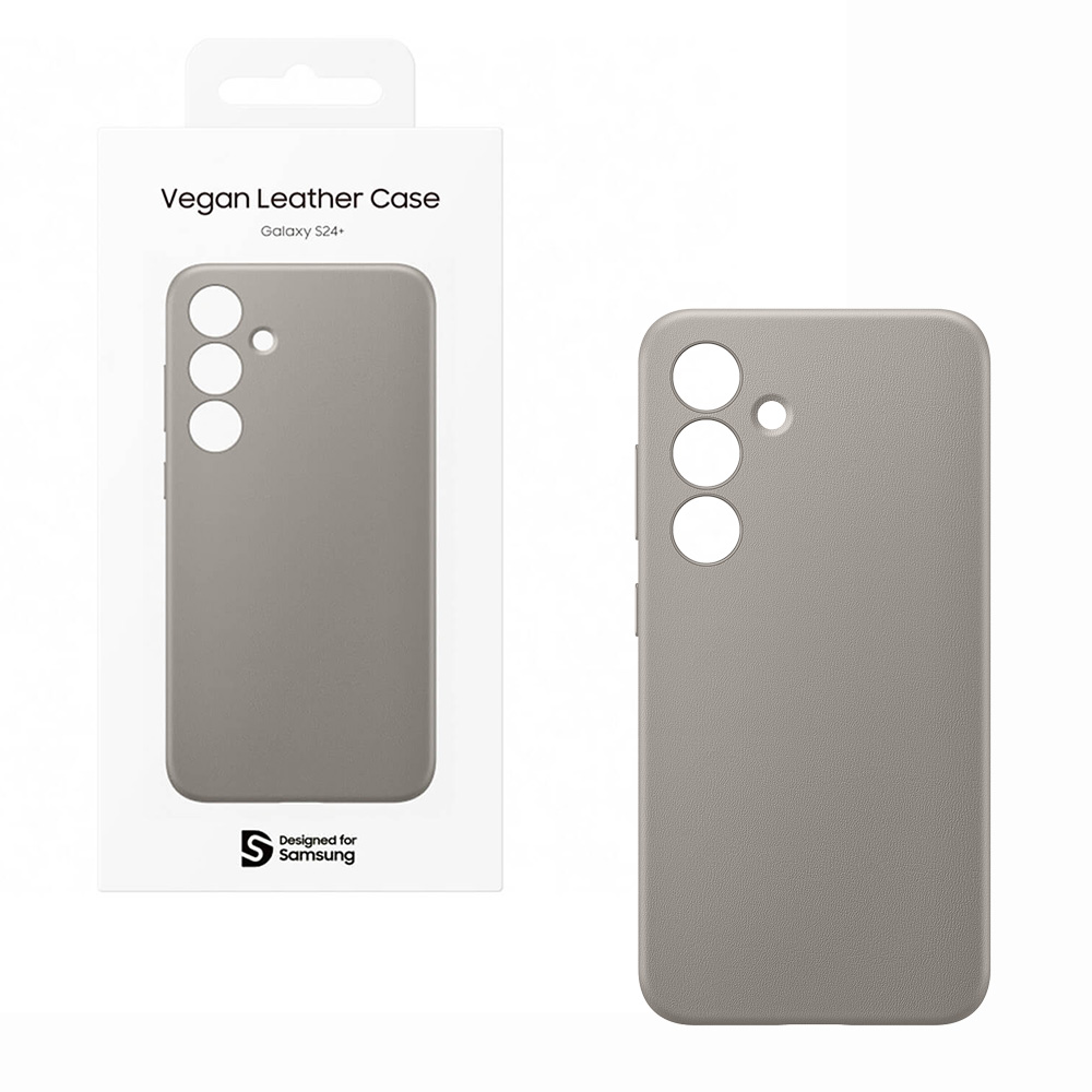ΘΗΚΗ SAMSUNG S24 5G S921 VEGAN LEATHER CASE GP-FPS921HCAAW TAUPE PACKING OR
