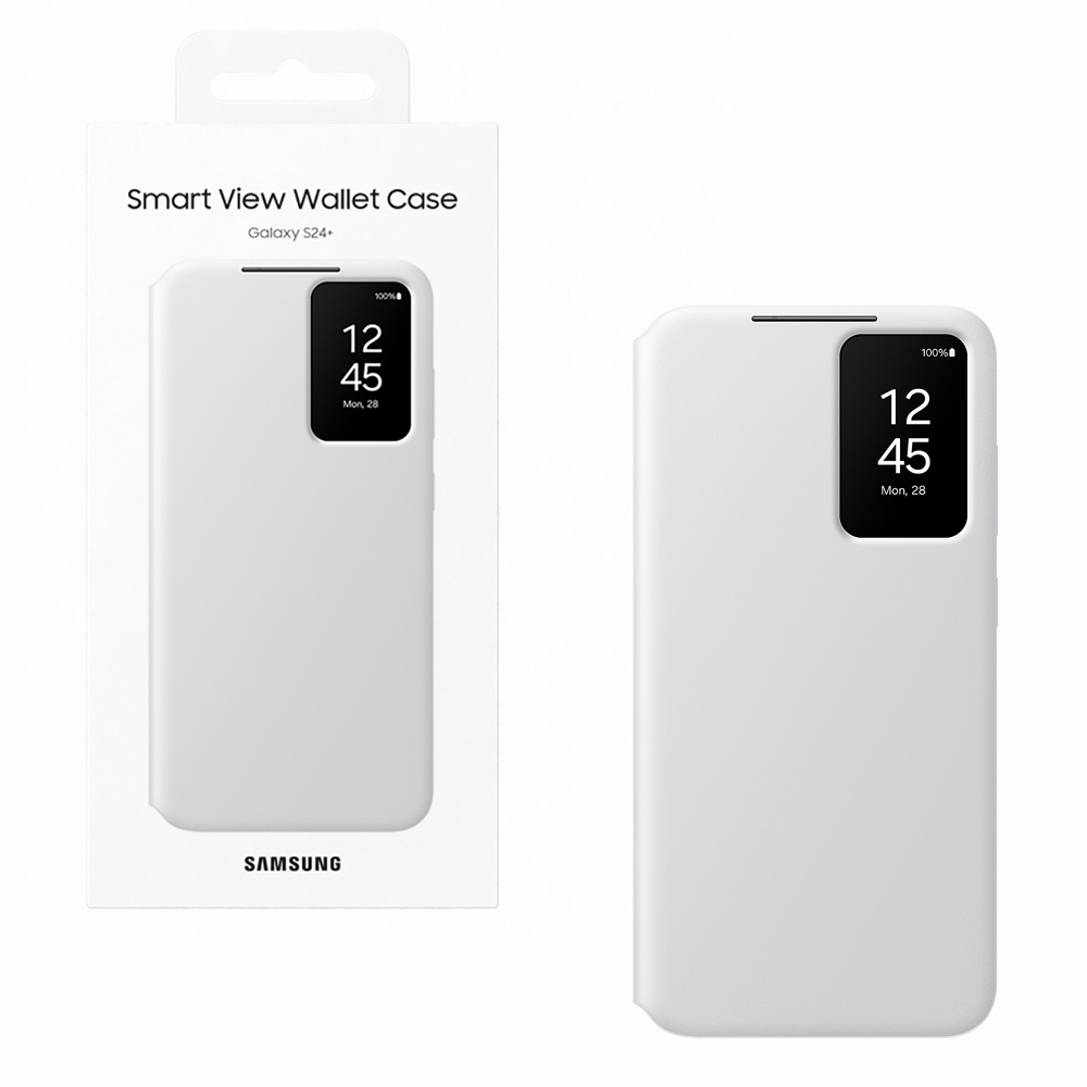 ΘΗΚΗ SAMSUNG S24 PLUS 5G S926 S-VIEW WALLET COVER EF-ZS926CWEGWW WHITE PACKING OR