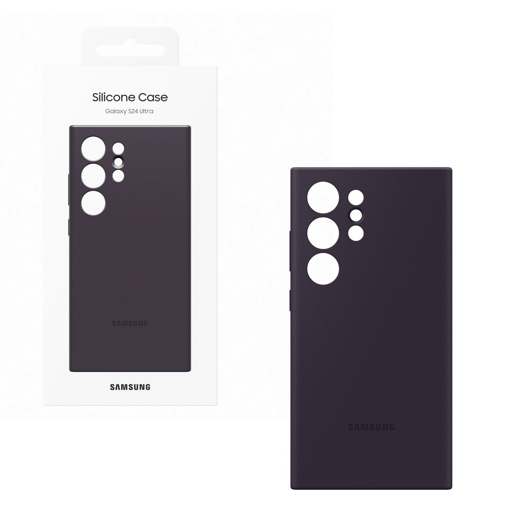 ΘΗΚΗ SAMSUNG S24 ULTRA 5G S928 SILICONE CASE EF-PS928TEEGWW DARK VIOLET PACKING OR