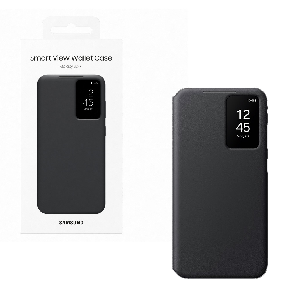 ΘΗΚΗ SAMSUNG S24 PLUS 5G S926 S-VIEW WALLET COVER EF-ZS926CBEGWW BLACK PACKING OR