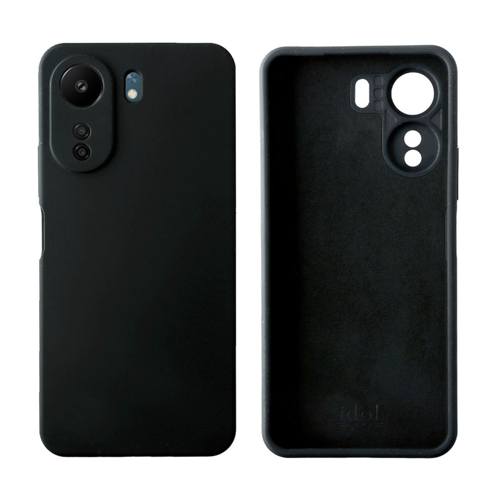 IDOL 1991 ΘΗΚΗ XIAOMI POCO C65 6.74" VELVET ELITE TPU 4 SIDE FULL CAMERA PROTECTION BLACK