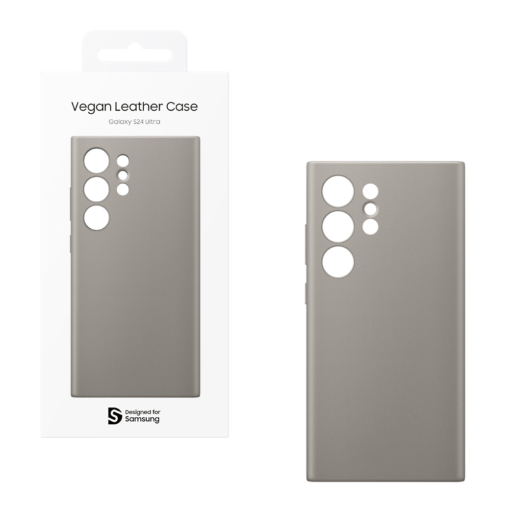 ΘΗΚΗ SAMSUNG S24 ULTRA 5G S928 VEGAN LEATHER CASE GP-FPS928HCAAW TAUPE PACKING OR