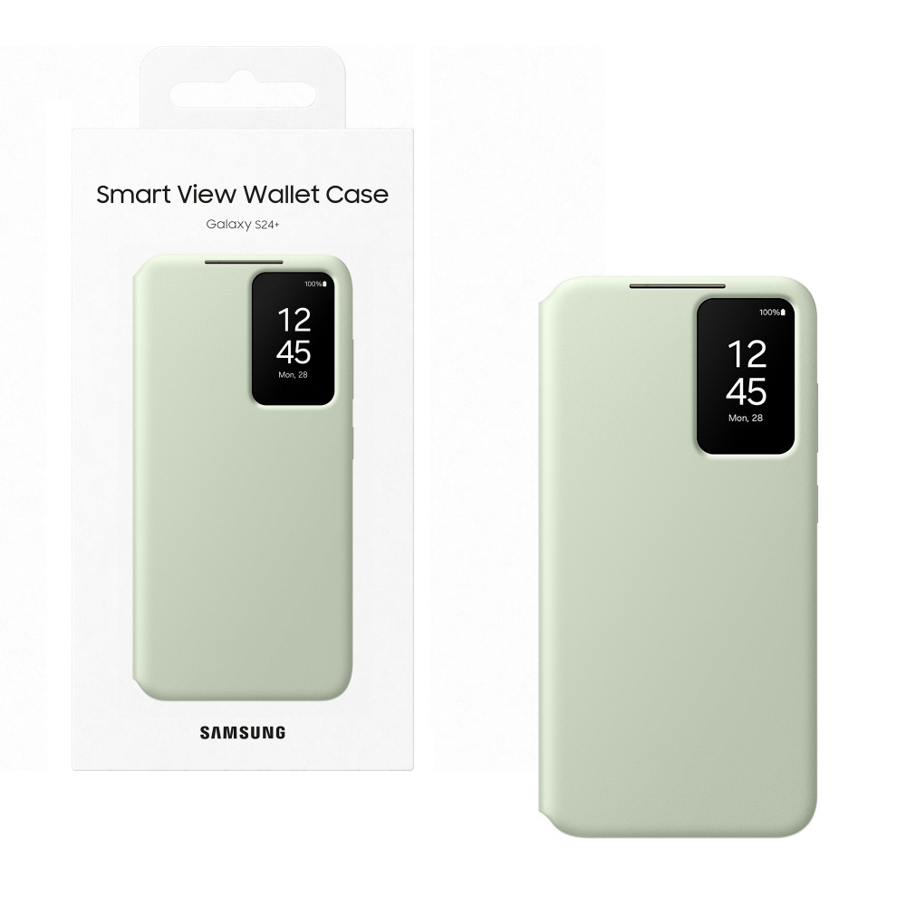 ΘΗΚΗ SAMSUNG S24 PLUS 5G S926 S-VIEW WALLET COVER EF-ZS926CGEGWW LIGHT GREEN PACKING OR