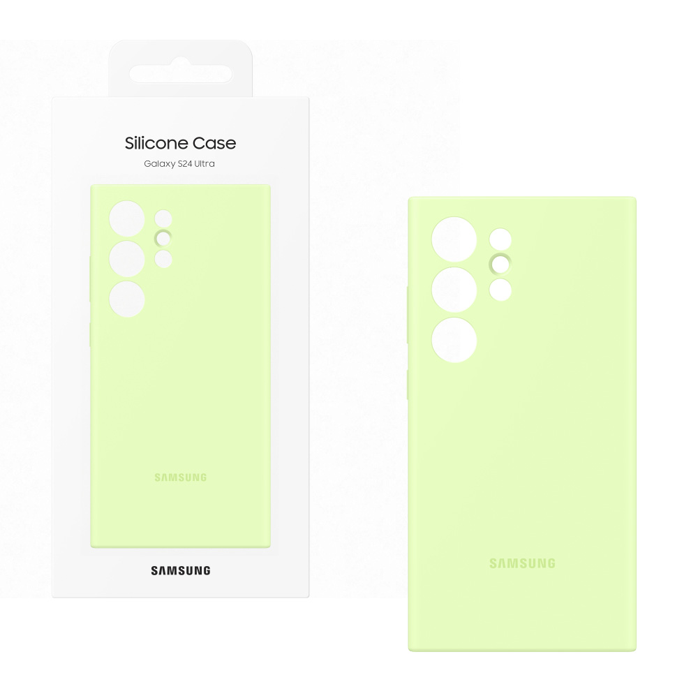 ΘΗΚΗ SAMSUNG S24 ULTRA 5G S928 SILICONE CASE EF-PS928TGEGWW LIGHT GREEN PACKING OR