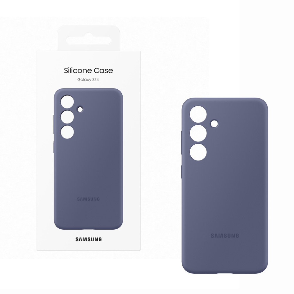 ΘΗΚΗ SAMSUNG S24 5G S921 SILICONE CASE EF-PS921TVEGWW VIOLET PACKING OR