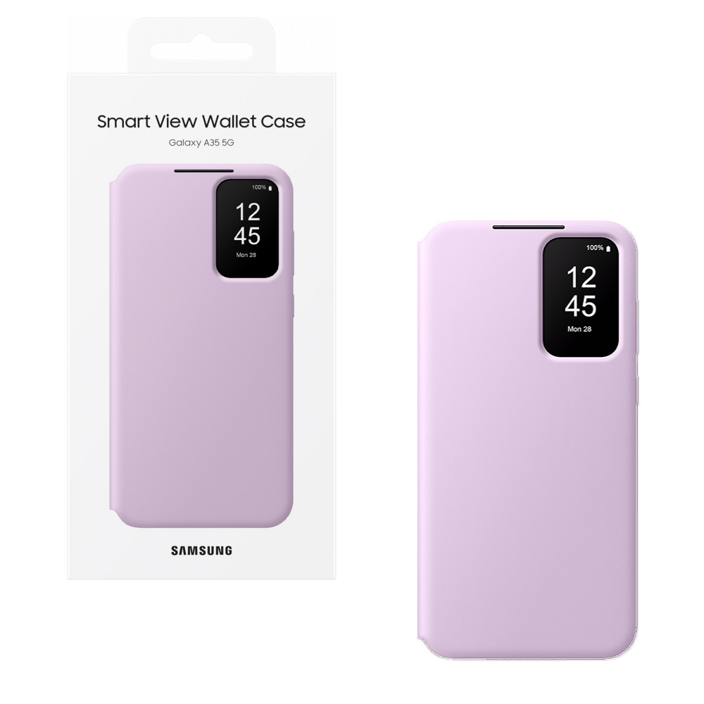 ΘΗΚΗ SAMSUNG A35 5G A356 S VIEW WALLET COVER EF-ZA356CVEGWW LAVENDER PACKING OR