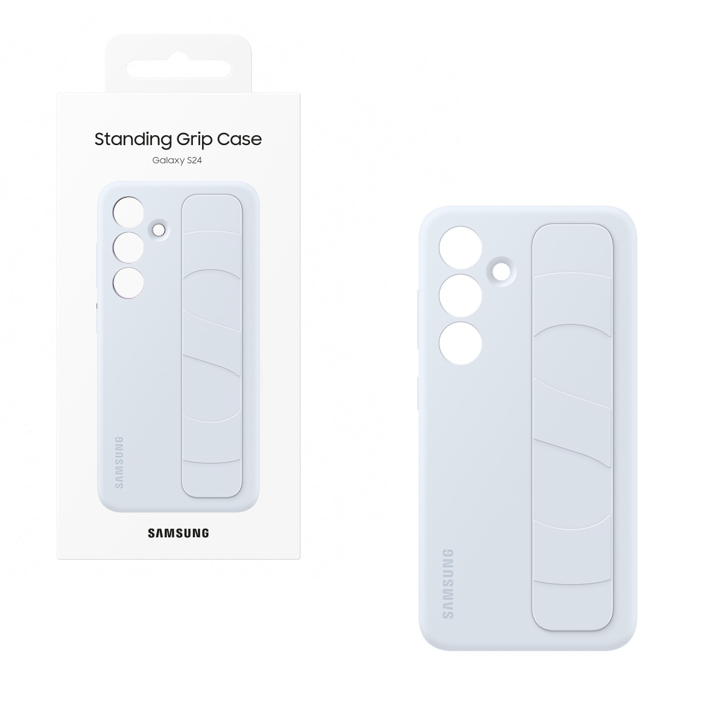 ΘΗΚΗ SAMSUNG S24 5G S921 STANDING GRIP CASE EF-GS921CLEGWW LIGHT BLUE PACKING OR