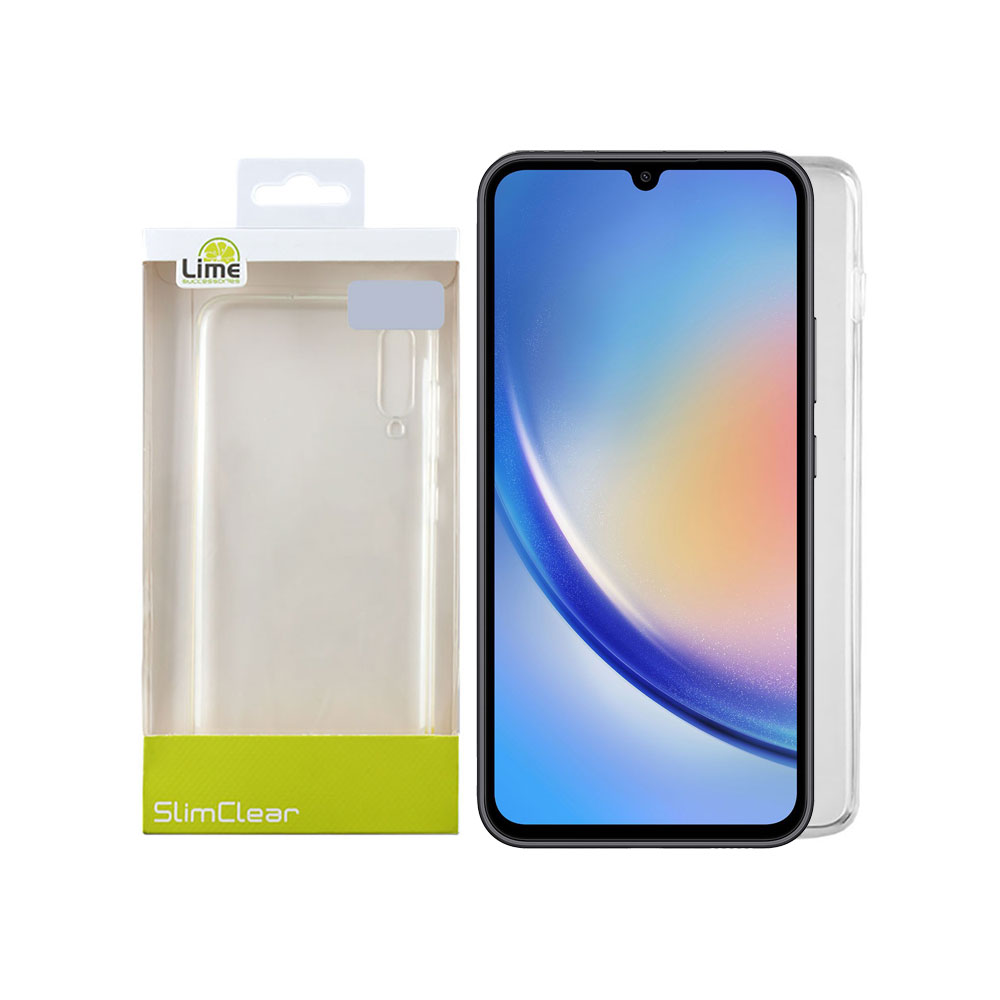 LIME ΘΗΚΗ SAMSUNG A34 5G A346 6.6" SLIMCLEAR TPU FULL CAMERA PROTECTION ΔΙΑΦΑΝΗ