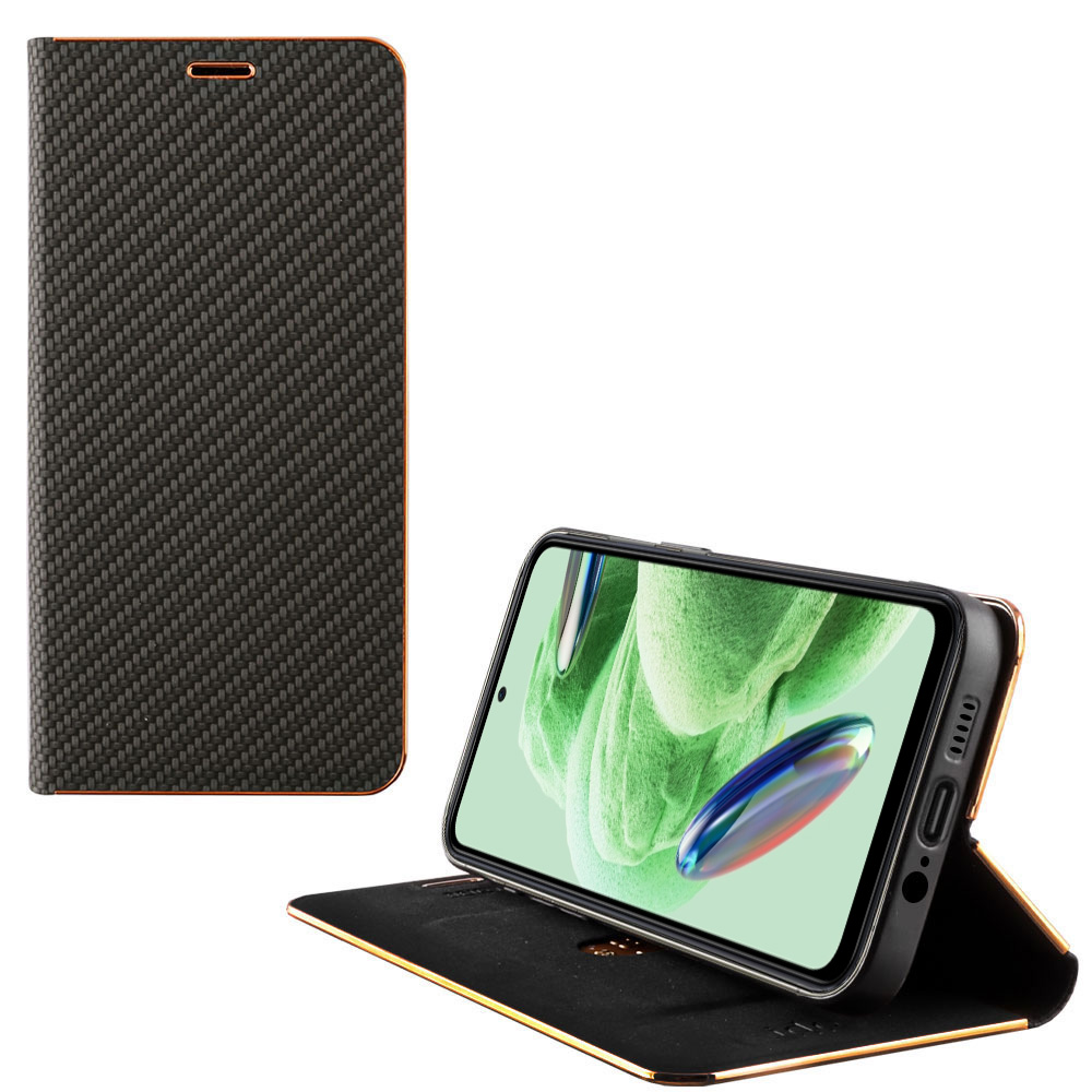 IDOL 1991 ΘΗΚΗ XIAOMI REDMI NOTE 12 5G 6.67" ELITE PRO ANTI-RFID BOOK STAND BLACK