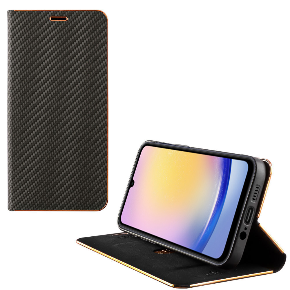 IDOL 1991 ΘΗΚΗ SAMSUNG A25 5G A256 6.5" ELITE PRO ANTI-RFID BOOK STAND BLACK