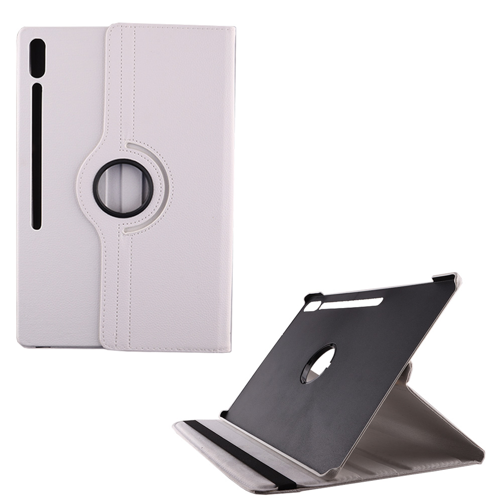 VOLTE-TEL ΘΗΚΗ SAMSUNG TAB S9 ULTRA X910/TAB S10 ULTRA X920 14.6" LEATHER BOOK ROTATING STAND WHITE