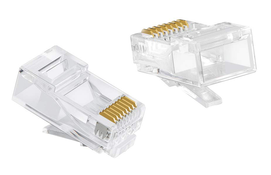 POWERTECH βύσμα RJ45 CAB-N352, Cat 6/6a UTP, modular, διάφανο, 50τμχ