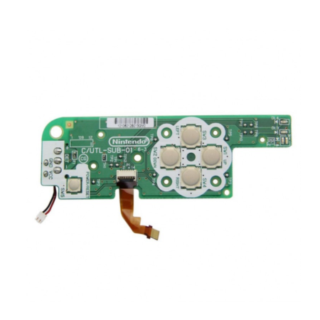 POWER SWITCH BOARD WITH D-PAD BUTTONS NINTENDO DSI XL (PULLED)