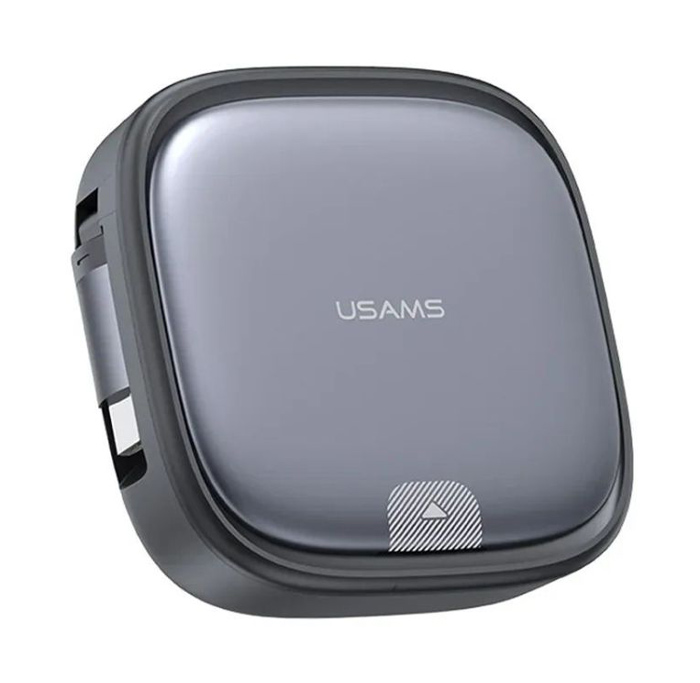 USAMS καλώδιο USB-C με 3x αντάπτορες & θήκη US-SJ650, 60W, 1m, μαύρο