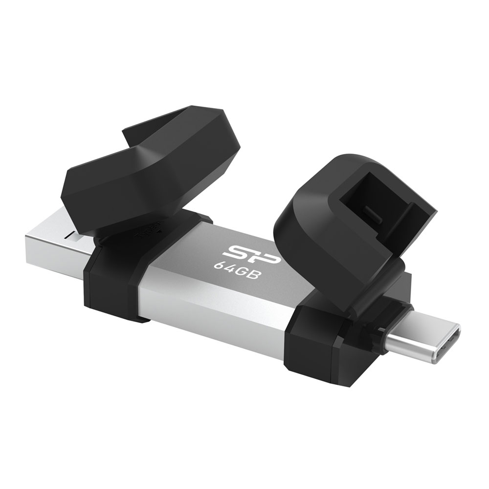 SILICON POWER USB - TYPE C FLASH DRIVE 64GB USB 3.2+OTG C51 SP064GBUC3C51V1S