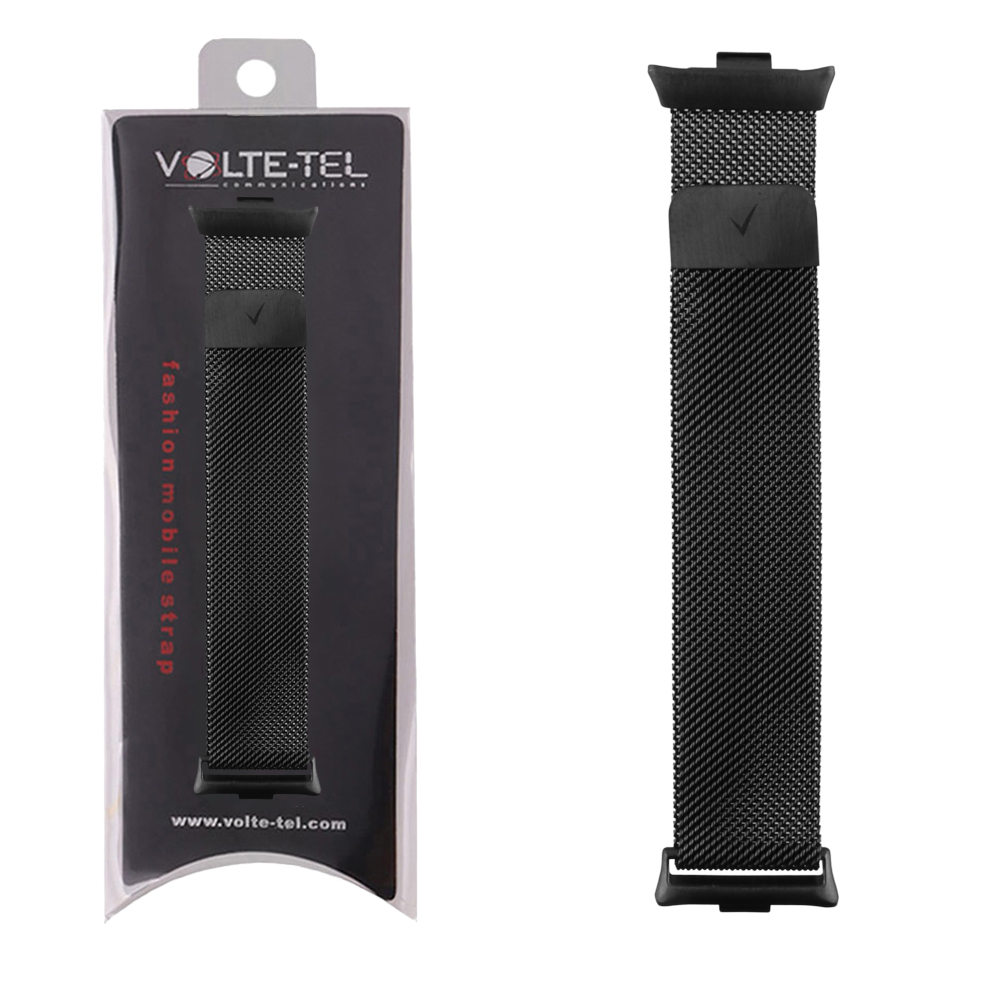 VOLTE-TEL VT137 ΛΟΥΡΑΚΙ ΡΟΛΟΓΙΟΥ ΜΕΤΑΛΛΙΚΟ XIAOMI REDMI WATCH 4/SMART BAND 8 PRO MILAN BLACK