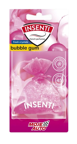MOJE AUTO κρεμαστό αρωματικό αυτοκινήτου 15-507 bubble gum, crystals 20g