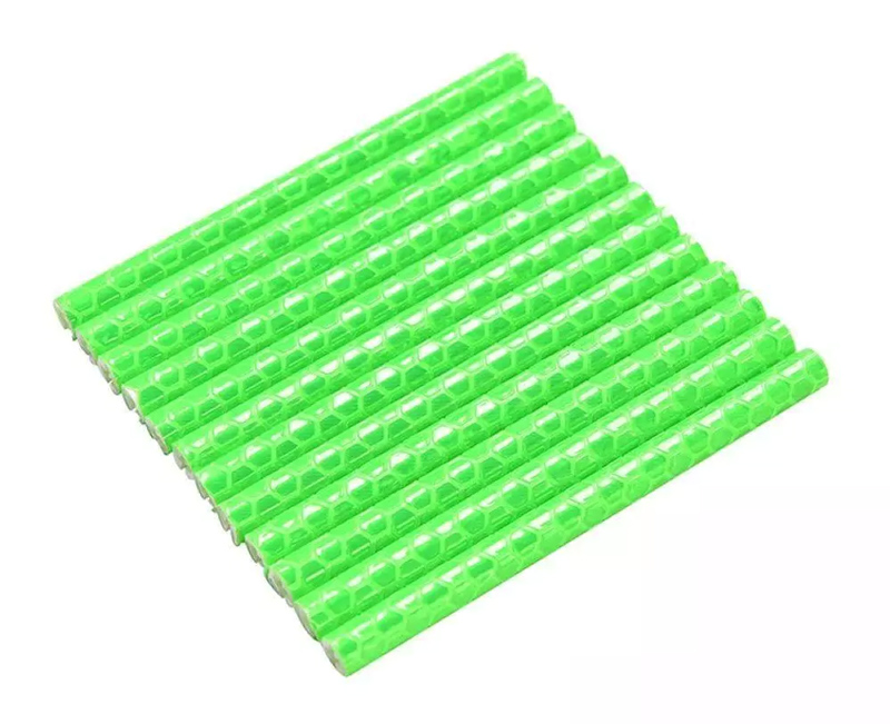 Ανακλαστικά για ακτίνες ποδηλάτου AG402A, πράσινο, 12τμχ