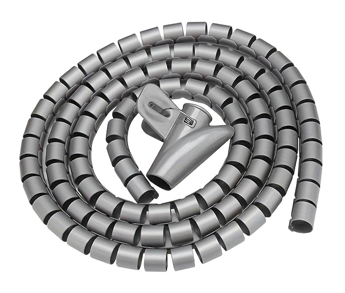 Δεματικό καλωδίων AG873B, πλαστικό, Φ 20mm, 2m, γκρι