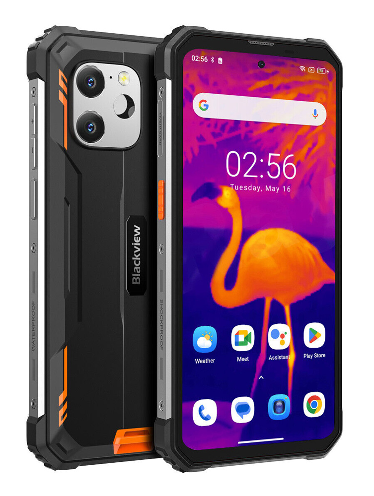 BLACKVIEW smartphone BV8900, θερμική κάμερα 8/256GB IP68/IP69K πορτοκαλί