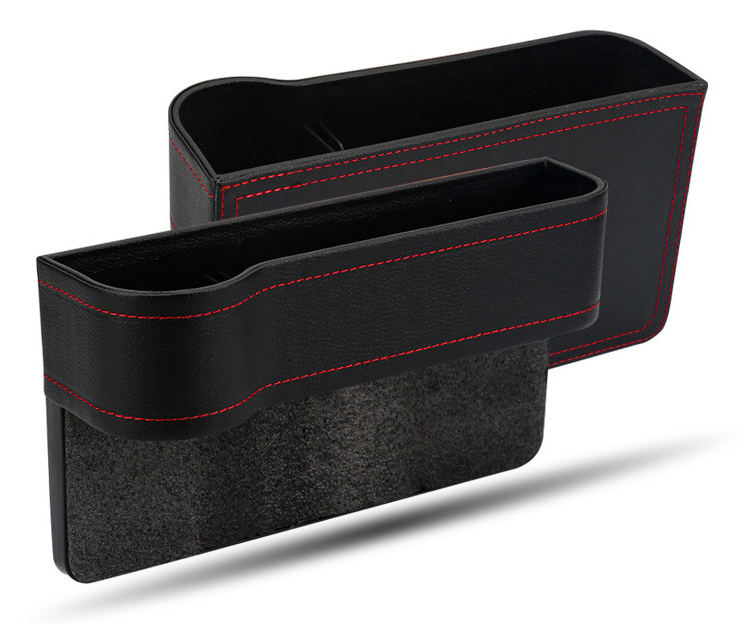 Θήκη καθισμάτων αυτοκινήτου CAR-0008, με ποτηροθήκη, μαύρη, 2τμχ