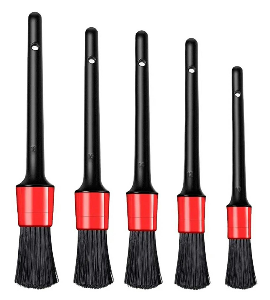 Σετ βούρτσες καθαρισμού DA31 για το εσωτερικό αυτοκινήτου, 5τμχ