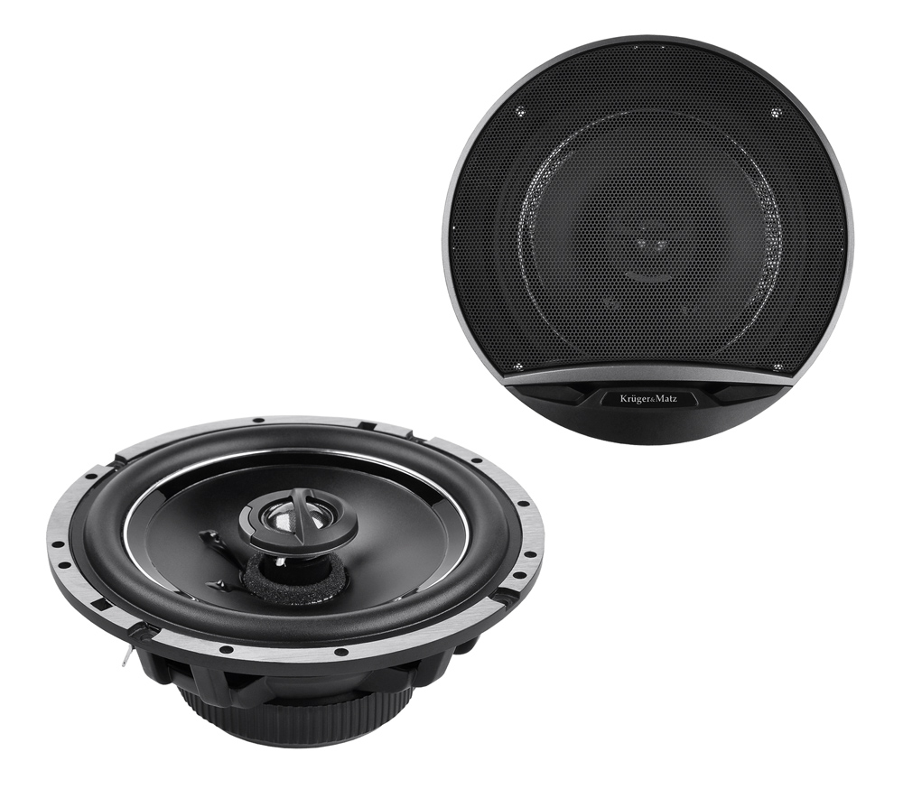 KRUGER&MATZ σετ ηχεία αυτοκινήτου KM652T11, 120W, 6.5", 2 δρόμων, μαύρο