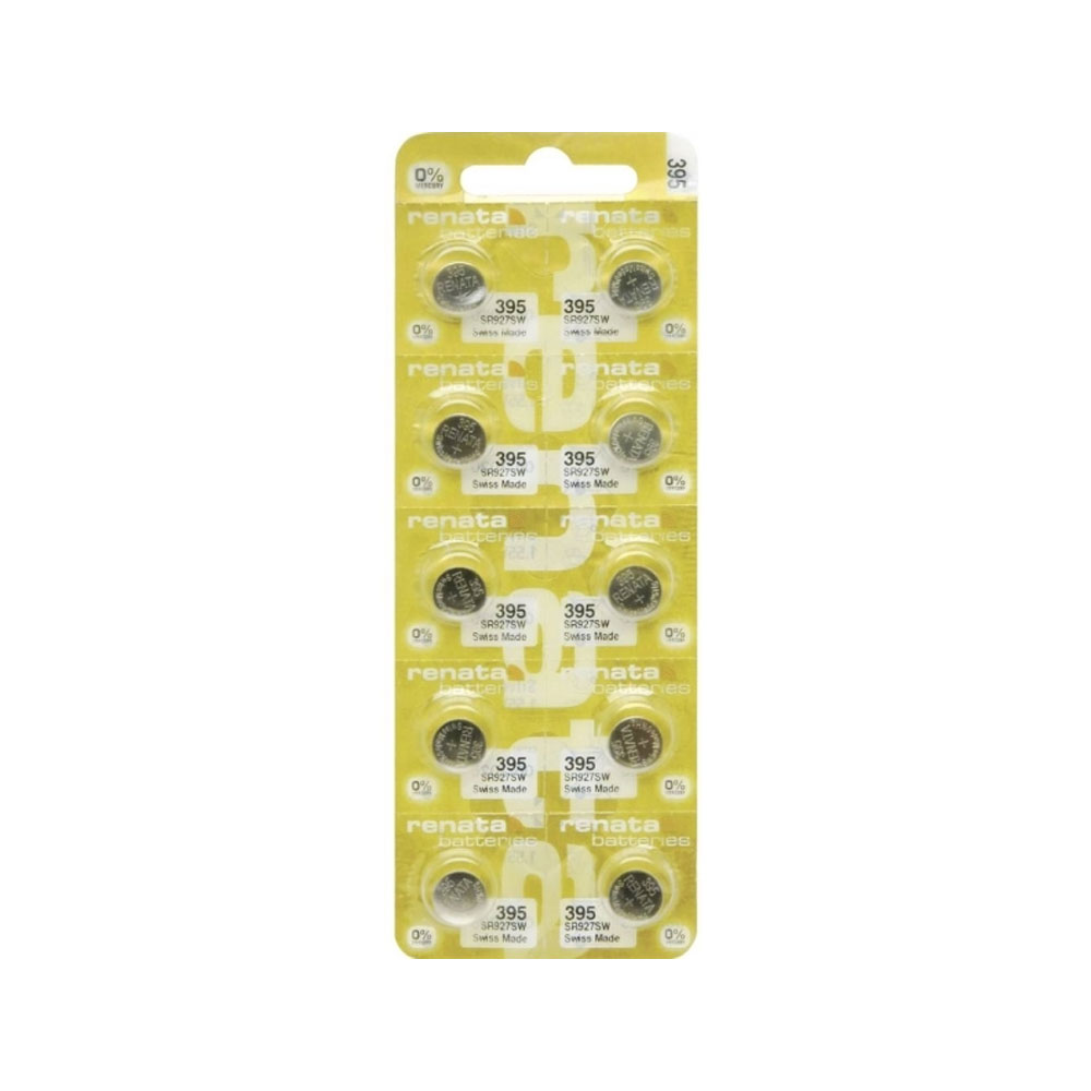 RENATA ΜΠΑΤΑΡΙΕΣ ΡΟΛΟΓΙΟΥ SR57/SR927SW/395/G7/AG7 55mAh 1.55V SILVER OXIDE 1 ΤΕΜ. 10/BLISTER