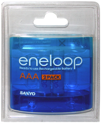 SANYO ENELOOP ΕΠΑΝΑΦΟΡΤΙΖΟΜΕΝΕΣ ΜΠΑΤΑΡΙΕΣ AAA/HR03 800mAh Ni-Mh 2/BLISTER
