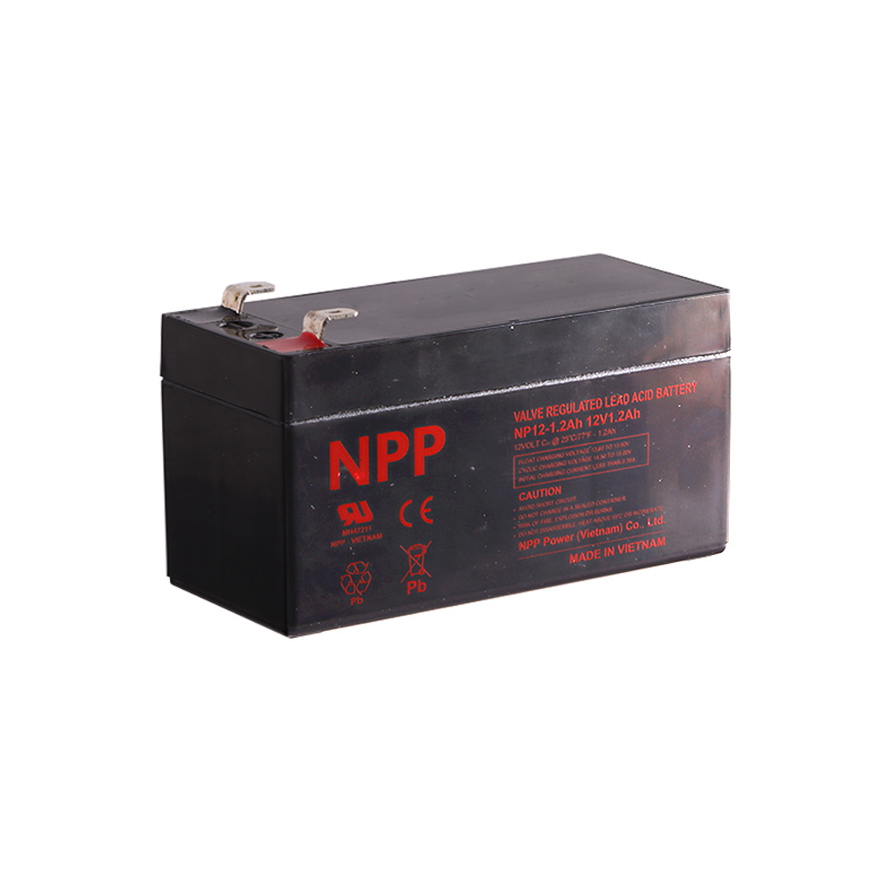NPP ΜΠΑΤΑΡΙΕΣ ΜΟΛΥΒΔΟΥ 12V 1.2Ah (98X43X52) MK12-1.2NPP ΑΚΡΟΔΕΚΤΗΣ T1/F1 4,75mm