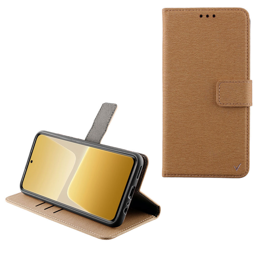 VOLTE-TEL ΘΗΚΗ XIAOMI 13 5G 6.36" ALLURE MAGNET BOOK STAND CLIP GOLD
