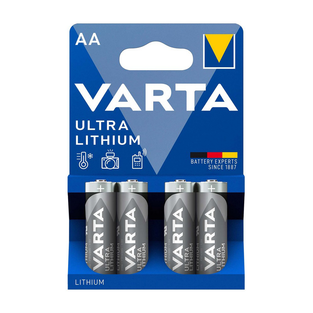 VARTA ΜΠΑΤΑΡΙΕΣ ΦΩΤΟΓΡΑΦΙΚΗΣ ΛΙΘΙΟΥ FR6/SIZE AA/L91 1,5V 4/BLISTER