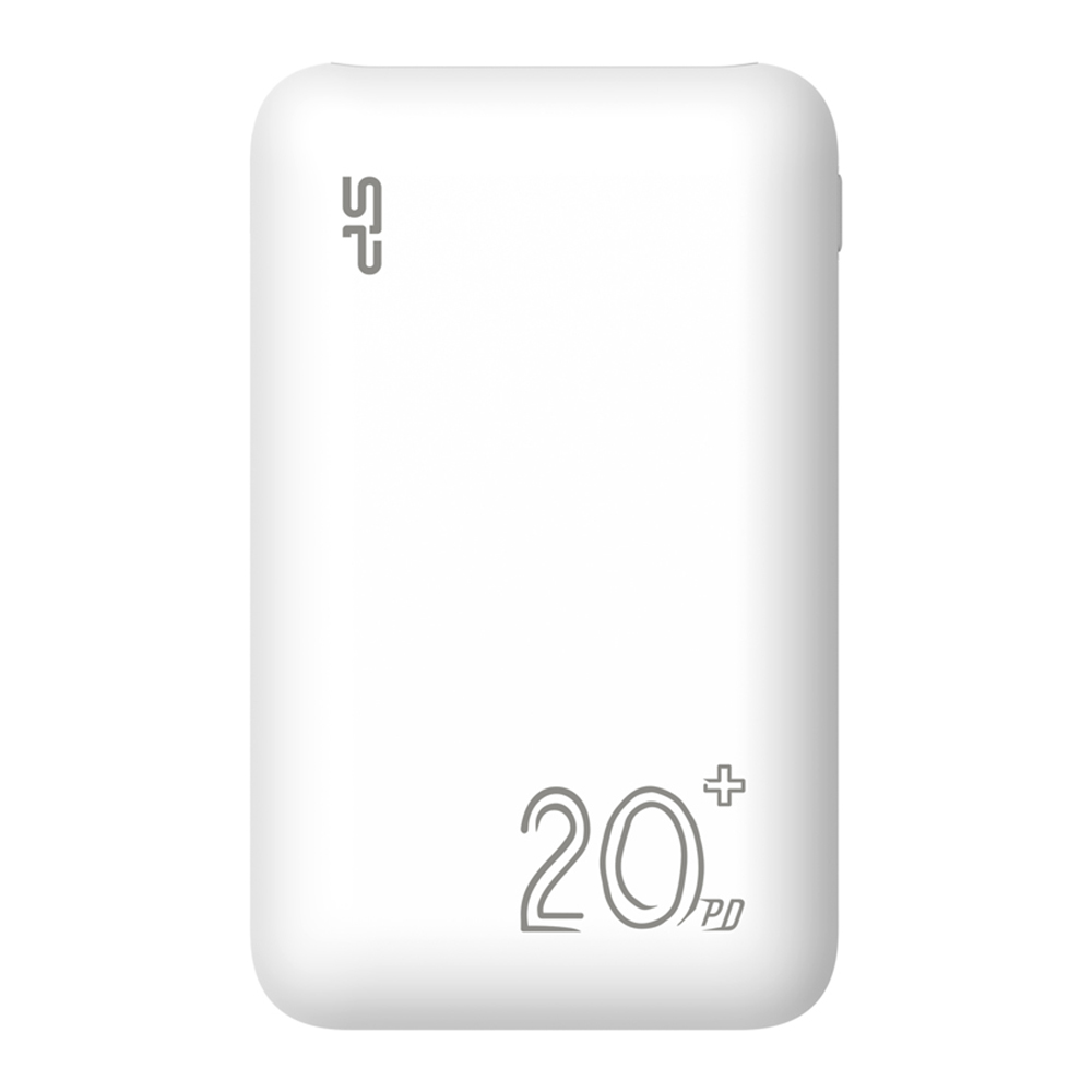 SILICON POWER POWER BANK QS58 20000mAh 20W PD/18W QC 3.0 OUTPUT USB 5V-3A/ USB2 5V-3A/TYPE C 5V-3A/ INPUT TYPE C 5V-2.5A WHITE