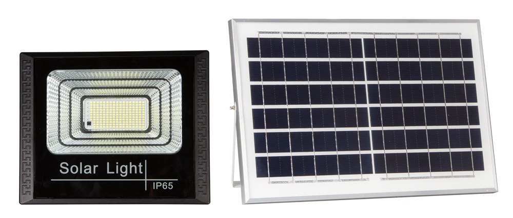 POWERTECH LED ηλιακός προβολέας PT-1266, 45W, 4000K, 450lm, 5000mA, IP65