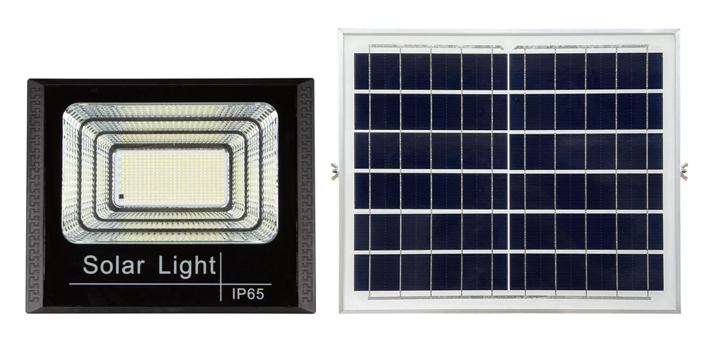 POWERTECH LED ηλιακός προβολέας PT-1267, 80W, 4000K, 800lm, 10000mA, IP65