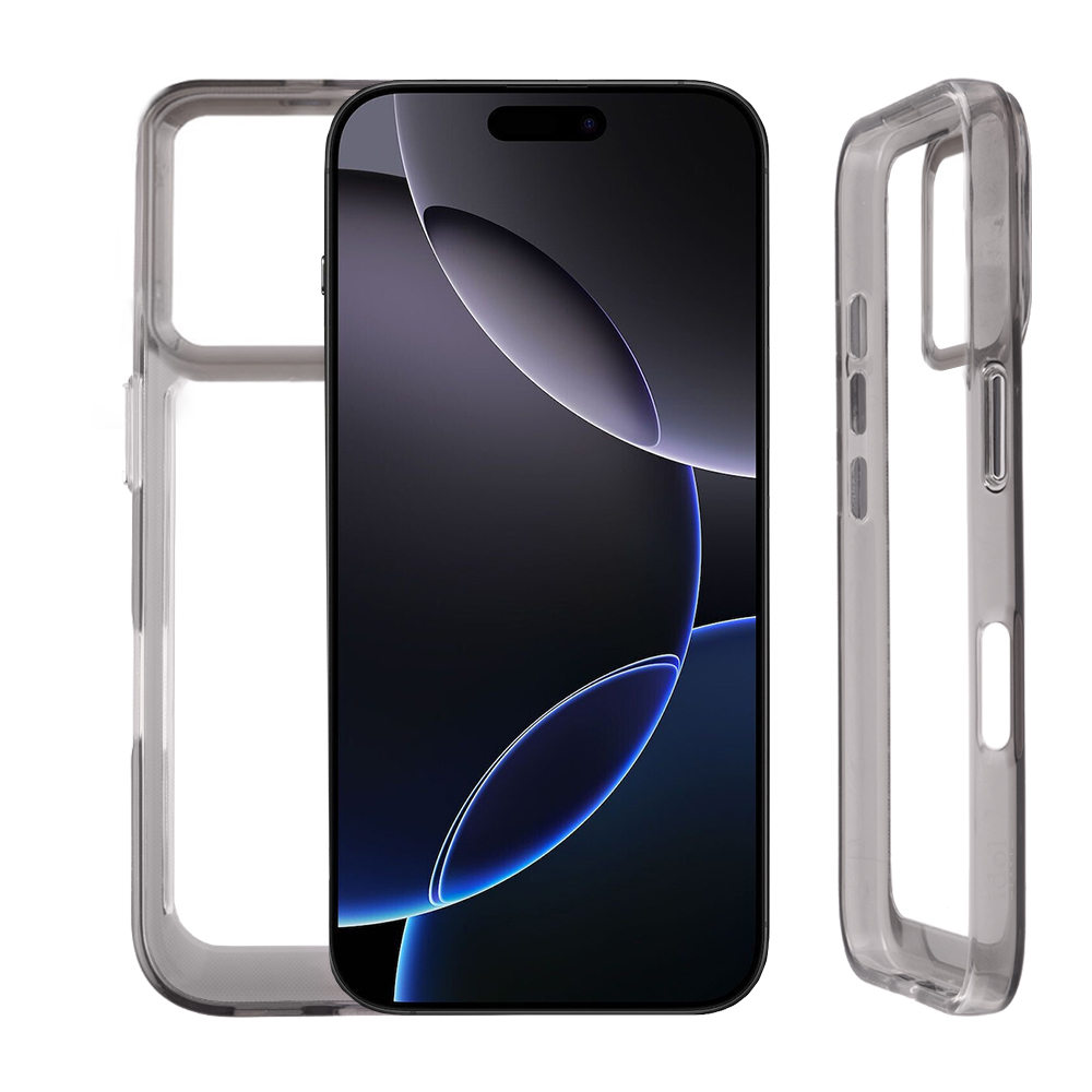 IDOL 1991 ΘΗΚΗ IPHONE 16 PRO 6.3" CRISTALYTE TPU CAMERA GUARD ΔΙΑΦΑΝΗ ΓΚΡΙ