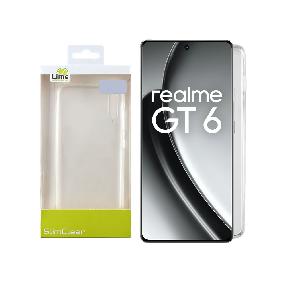 LIME ΘΗΚΗ REALME GT 6/6T 5G 6.78" SLIMCLEAR TPU FULL CAMERA PROTECTION ΔΙΑΦΑΝΗ