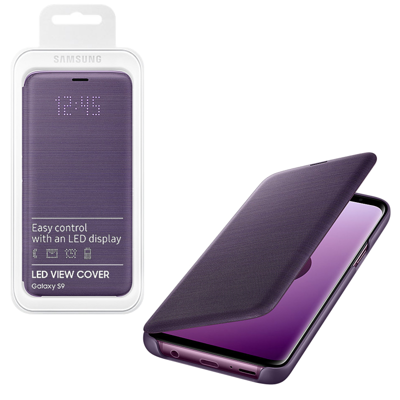 ΘΗΚΗ SAMSUNG S9 G960 LED VIEW COVER EF-NG960PVEGWW PURPLE PACKING OR