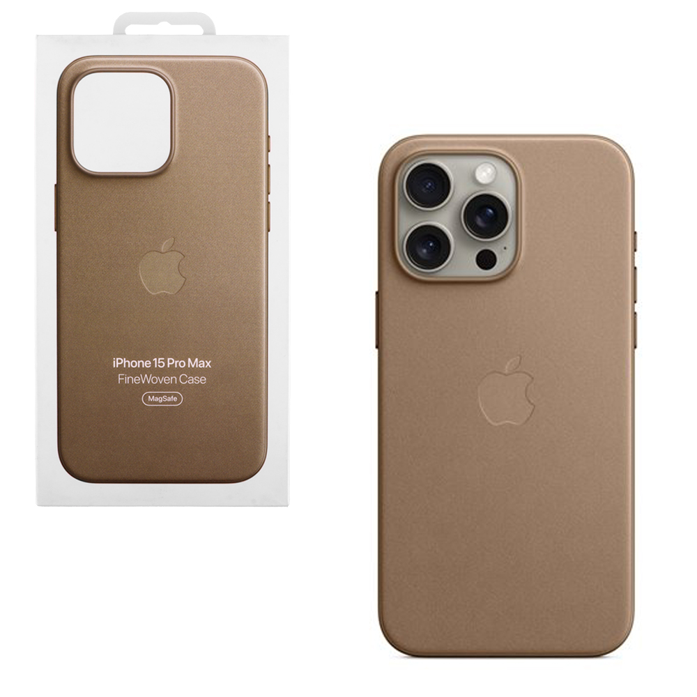 ΘΗΚΗ IPHONE 15 PRO MAX MT4W3ZM/A FINEWOVEN MAGSAFE BACK COVER TAUPE PACKING OR