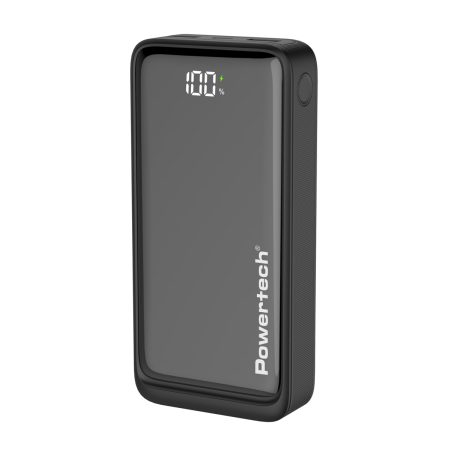 POWERTECH power bank PT-1327 με οθόνη, 20000mAh, 22.5W, μαύρο