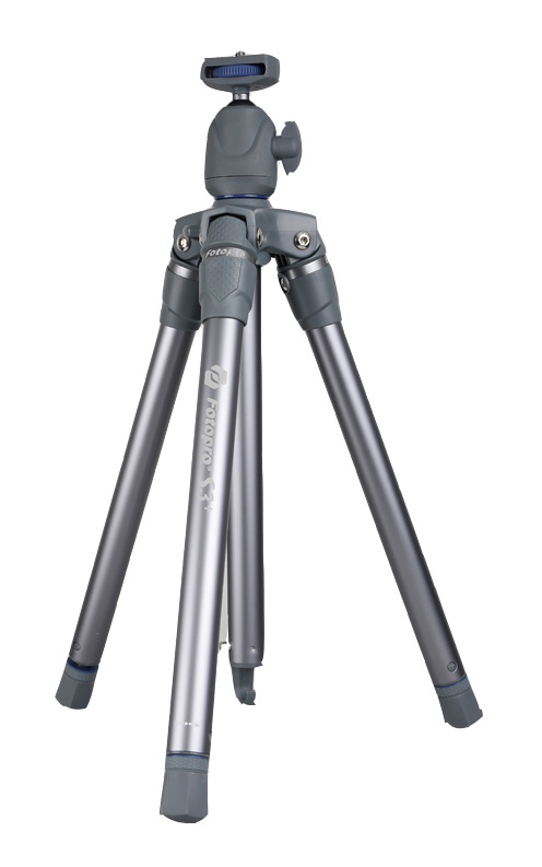 FOTOPRO τρίποδο φωτογράφισης S3 Lite, πτυσσόμενο, έως 127cm, γκρι