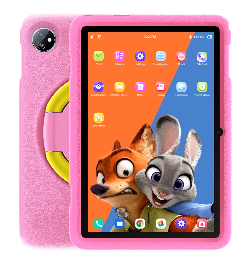 BLACKVIEW tablet Tab 8 Kids, 10.1", 4/128GB, Android 12, 6580mAh, ροζ