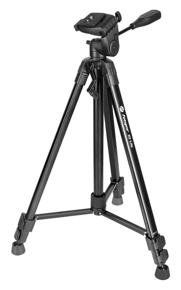 FOTOPRO τρίποδο φωτογράφισης X2 Lite, πτυσσόμενο, έως 157cm, μαύρο