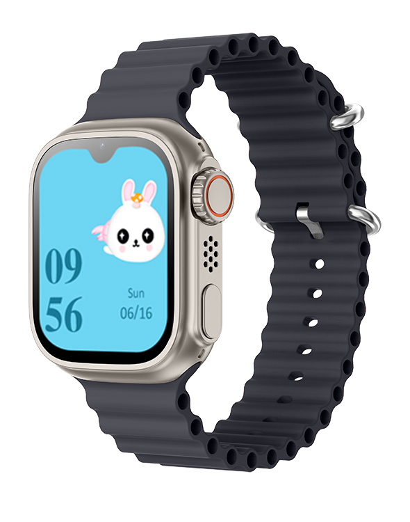 INTIME GPS smartwatch για παιδιά IT-068, 1.91", 2x κάμερες, 4G, IPX6, μαύρο