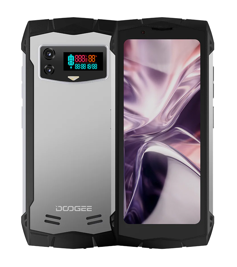 DOOGEE smartphone S Mini, 4.5", 8/256GB, 3000mAh, IP68/IP69K, ασημί